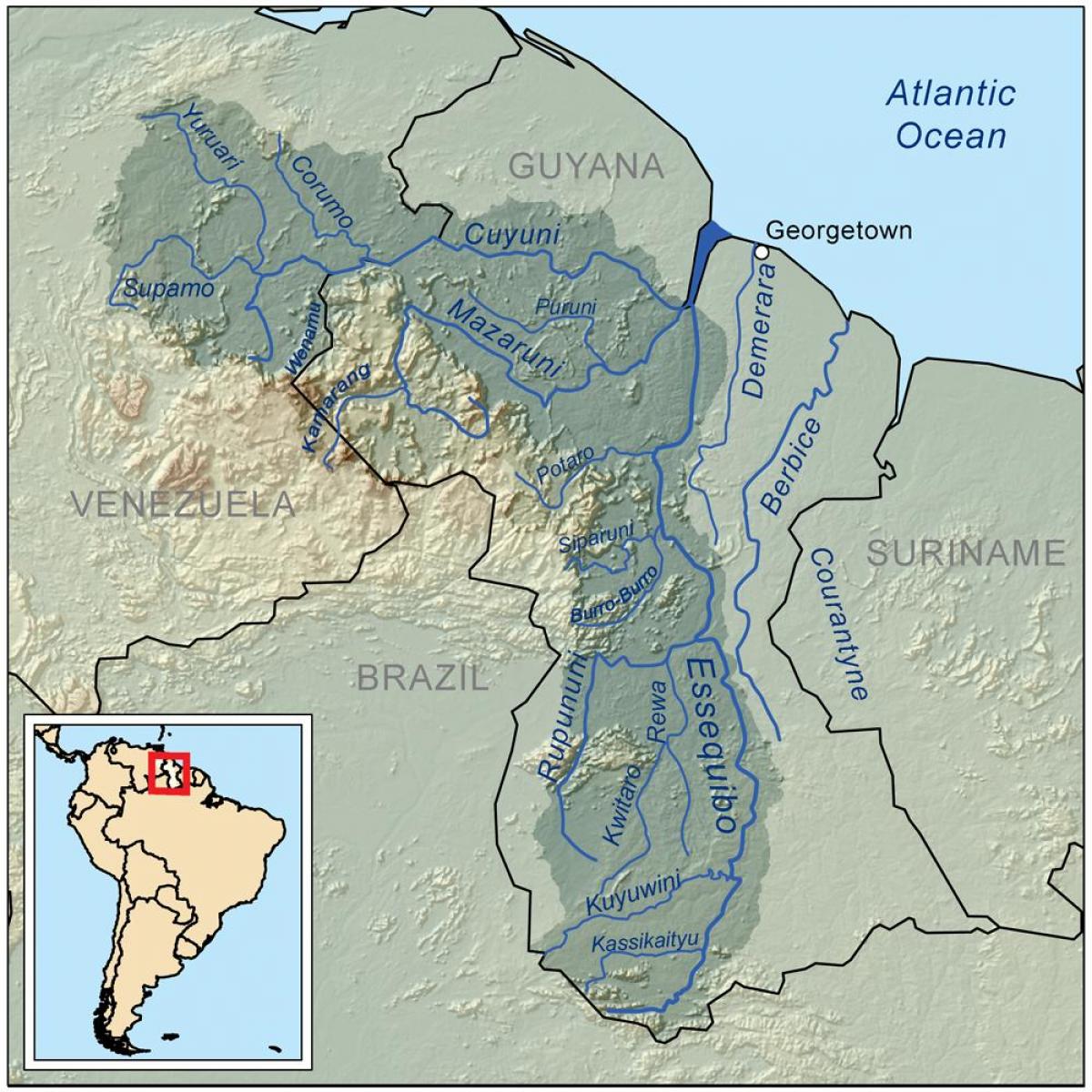 Guyana floder karta